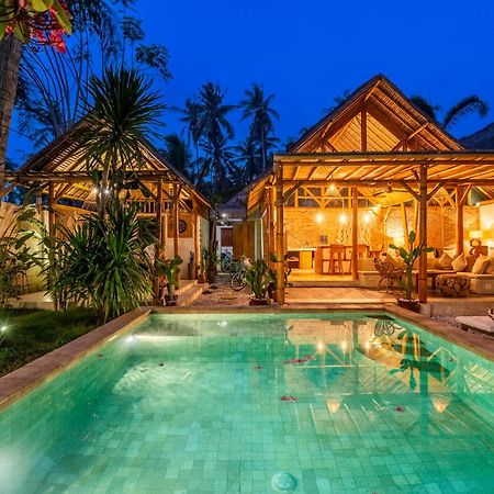 Villa Burung Gili Air Authentic 3-Bedroom Bamboo Villa With Private Pool Exterior foto