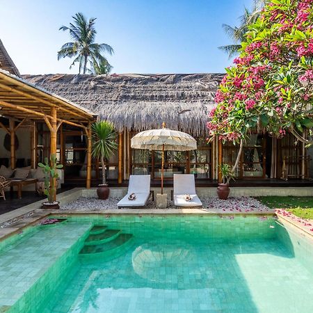 Villa Burung Gili Air Authentic 3-Bedroom Bamboo Villa With Private Pool Exterior foto