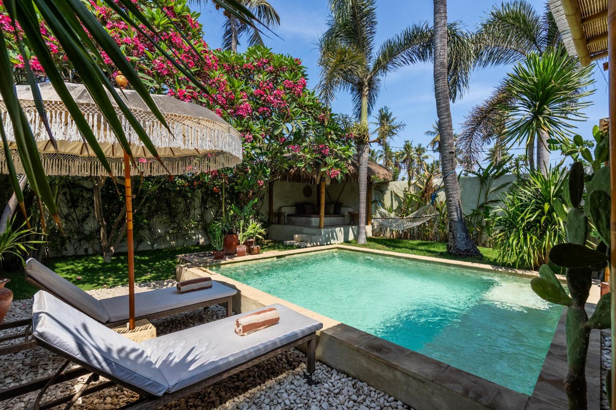 Villa Burung Gili Air Authentic 3-Bedroom Bamboo Villa With Private Pool Exterior foto